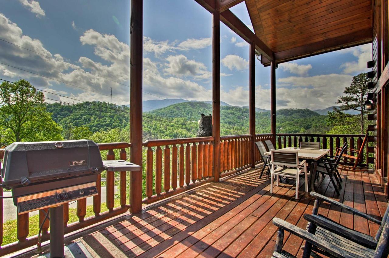 Expansive Gatlinburg Cabin Hot Tub, Deck And Grill! Luaran gambar